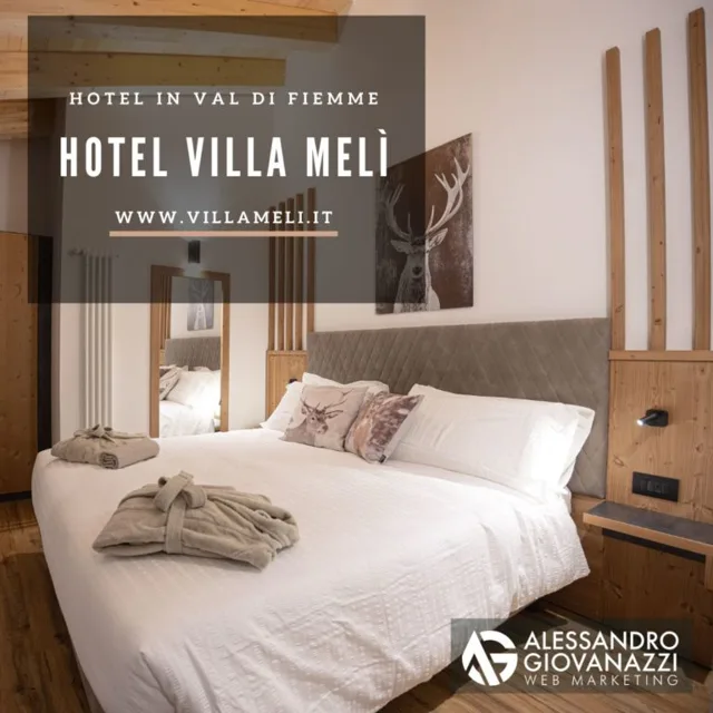Sito web realizzato per Hotel Villa Melì: hotel in val di fiemme
