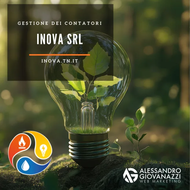 Sito web realizzato per Inova: gestione dei contatori, trento